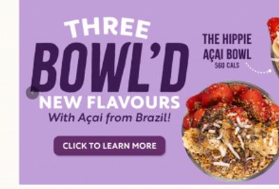 Booster Juice Canada National Açaí Bowl Day Event Promotion: Buy One, Get One FREE Açaí Bowls on April 6th, 2026