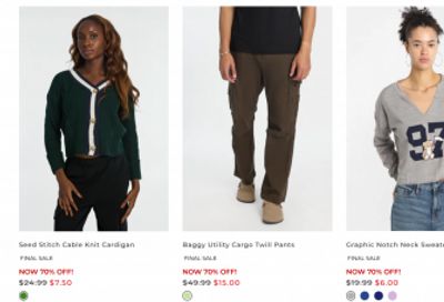 Bluenotes and Aeropostale Canada: up to 50% off Everything + Clearance up to 70% off
