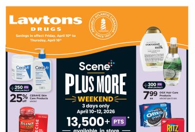 Lawtons Drugs (NB, NL) Flyer April 10 to 16
