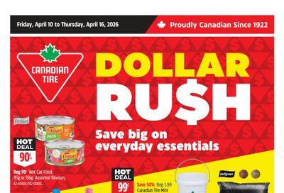 Canadian Tire (West) Flyer April 10 to 16