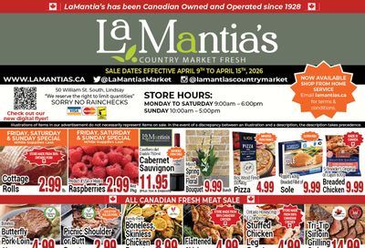 LaMantia's Flyer April 9 to 15