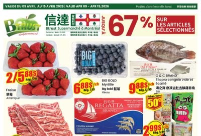 Btrust Supermarket (Montreal) Flyer April 9 to 15