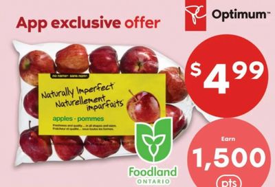 No Frills Ontario: 6lb Bag Naturally Imperfect Apples $4.99 + 1,500 Points + Flyer Deals