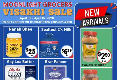 Moonlight Grocers Flyer April 9 to 15