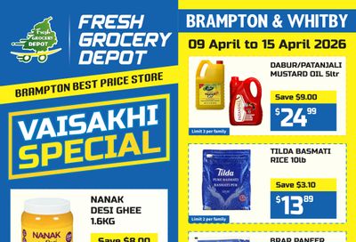Fresh Grocery Depot Flyer April 9 to 15