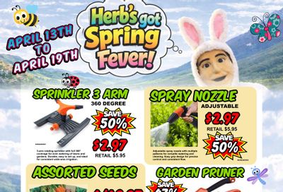 Surplus Herby’s Flyer April 13 to 19