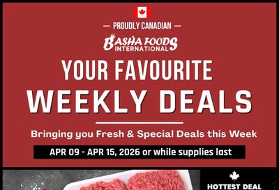 Basha Foods International Flyer April 9 to 15