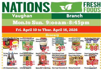 Nations Fresh Foods (Vaughan) Flyer April 10 to 16