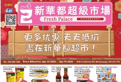Fresh Palace Supermarket Flyer April 10 to 16