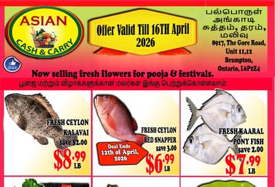 Asian Cash & Carry Flyer April 10 to 16