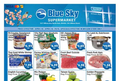 Blue Sky Supermarket (North York) Flyer April 10 to 16