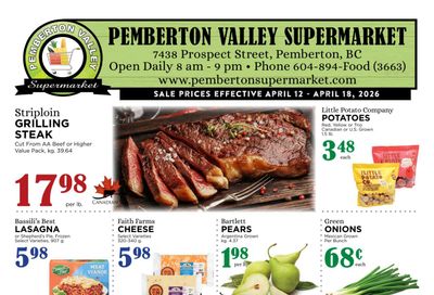 Pemberton Valley Supermarket Flyer April 12 to 18