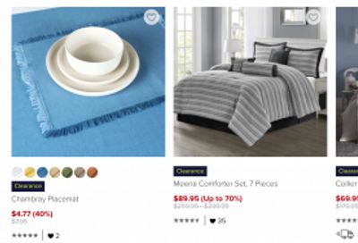 Linen Chest Canada Spring Clearance Sale + Flyers Monthly Deals: Save up to 70%
