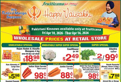Fruiticana (Calgary) Flyer April 10 to 16
