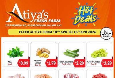 Atiya's Fresh Farm Flyer April 10 to 16