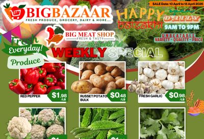 Big Bazaar Canada Flyer April 10 to 15