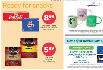 Rexall Canada: Get A $10 Rexall Gift Card When You Spend $50 on Select Gaming Gift Cards