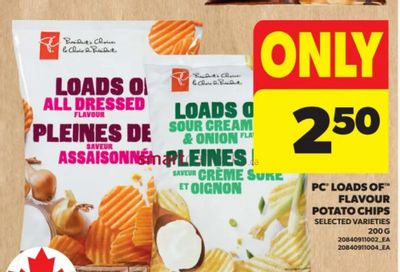 Real Canadian Superstore Ontario: PC Potato Chips $2.50 + 2,000 Points When You Buy 3