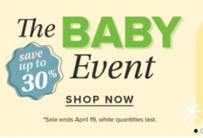 Well.ca: Baby Event up to 60% off + Spring Cleaning up to 20% off + Top Deals + More