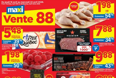 Maxi Flyer April 16 to 22