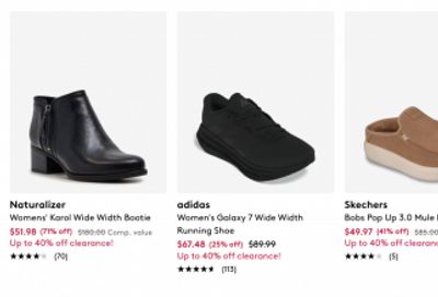 The Shoe Company Canada Mid-Season Clearance Sale: Save up to 40% on Select Styles