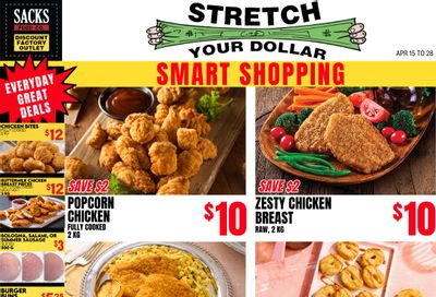 Sacks Food Co. Flyer April 15 to 28