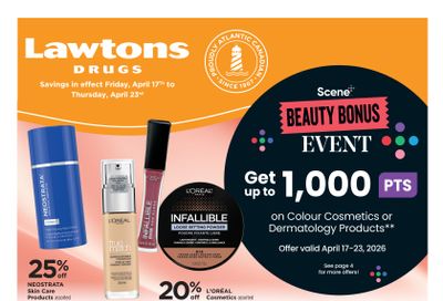 Lawtons Drugs (NL) Flyer April 17 to 23