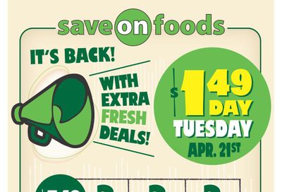 Save On Foods (BC) Flyer April 16 to 22