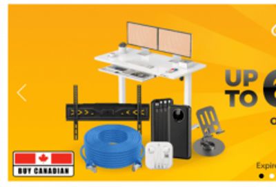 Prime Cables, Shopper+ And 123Ink Canada Anniversary Sale: 20% off Moustache Brand Products + Free Shipping + More