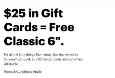 SUBWAY Restaurants Canada Deals & Promotions: Buy One Get One FREE Footlong Sub Using Promo Code + More