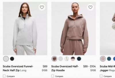 Lululemon Canada We Made Too Much Sale: Save up to 40% off + FREE Shipping