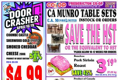 Fredericton Co-op Flyer April 16 to 22