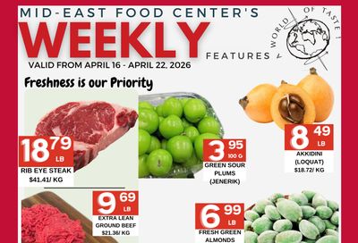 Mid-East Food Centre Flyer April 16 to 22