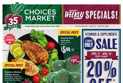 Choices Market Flyer April 16 to 22