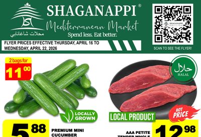 Shaganappi Mediterranean Market Flyer April 16 to 22