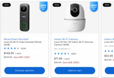 Lorex Canada: Spring Savings Event up to 25% off