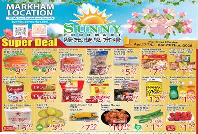 Sunny Foodmart (Markham) Flyer April 17 to 23