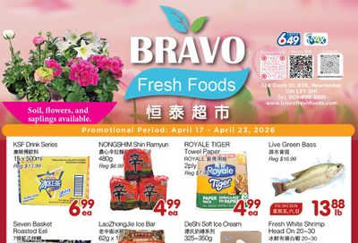 Bravo Fresh Foods Flyer April 17 to 23
