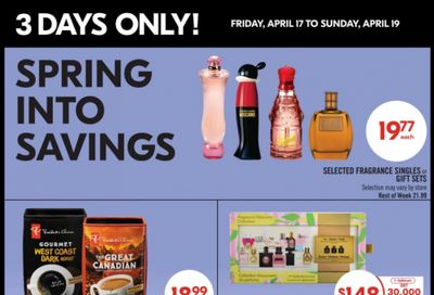 Shoppers Drug Mart Canada: Surprise Points Event April 17th – 19th + Spring Into Savings 3 Day Sale