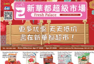 Fresh Palace Supermarket Flyer April 17 to 23