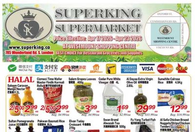 Superking Supermarket (London) Flyer April 17 to 23