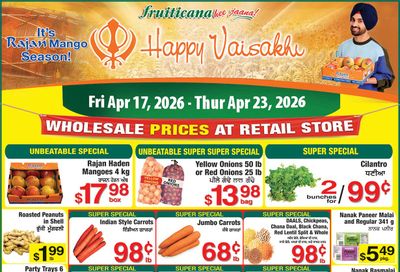 Fruiticana (Calgary) Flyer April 17 to 23