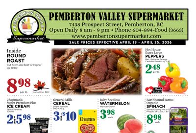 Pemberton Valley Supermarket Flyer April 19 to 25