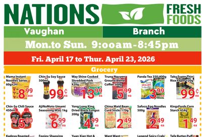 Nations Fresh Foods (Vaughan) Flyer April 17 to 23