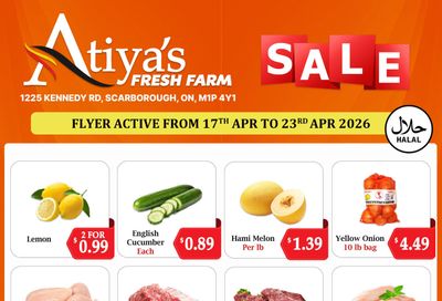 Atiya's Fresh Farm Flyer April 17 to 23