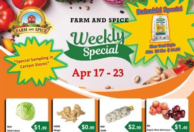 Farm And Spice Grocers Flyer April 17 to 23