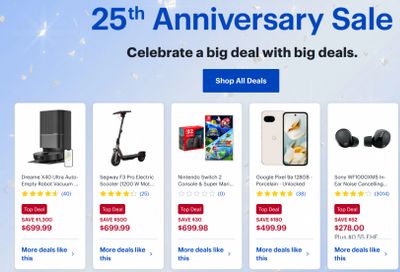 Best Buy Canada 25th Anniversary Sale: Save up to $1,000 on Major Appliances, up to 40% on Wearable Tech, and More