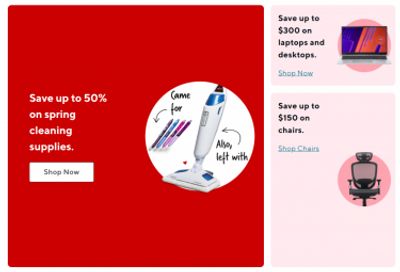 Staples Canada: Save up to 50% on Spring Cleaning + Weekly Deals