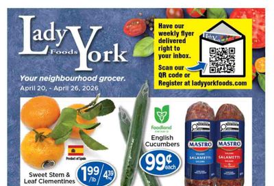 Lady York Foods Flyer April 20 to 26