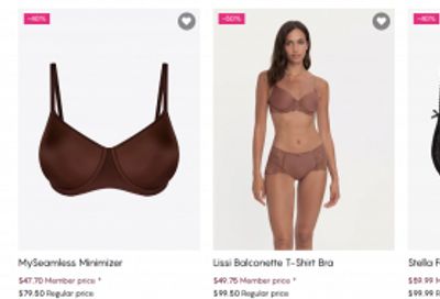 Change Lingerie Canada: Buy 3 Get 1 Free + Outlet up to 70% off